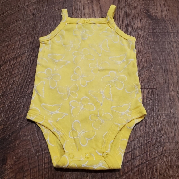 Carters 4 Baby Girl Cotton Bodysuit Polka Dot White Blue Purple Yellow Casual 6M - Picture 10 of 11